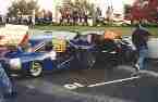 1999 SA Champion Andre Larsson ran into a stationary Suzette vd Merve at Rietkuil 2000